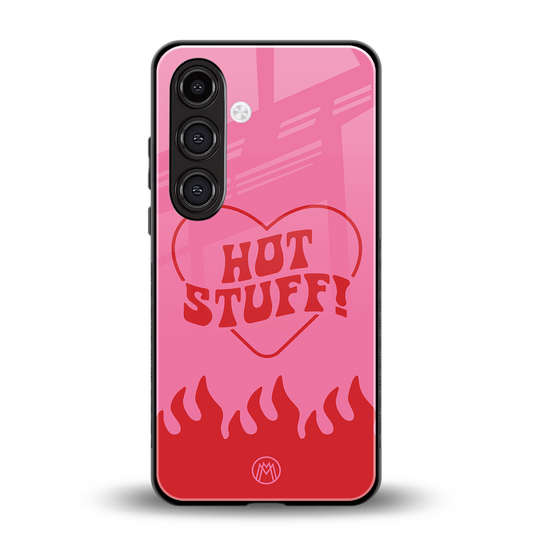 hot stuff back phone cover | glass case for samsung galaxy s23 plus