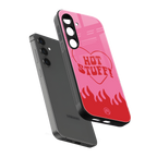 hot stuff back phone cover | glass case for samsung galaxy s24