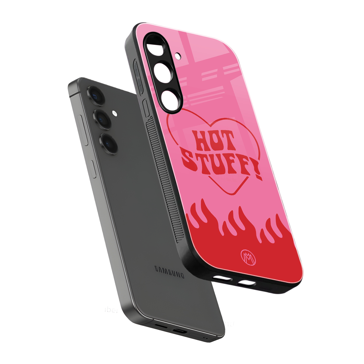 hot stuff back phone cover | glass case for samsung galaxy s23 plus