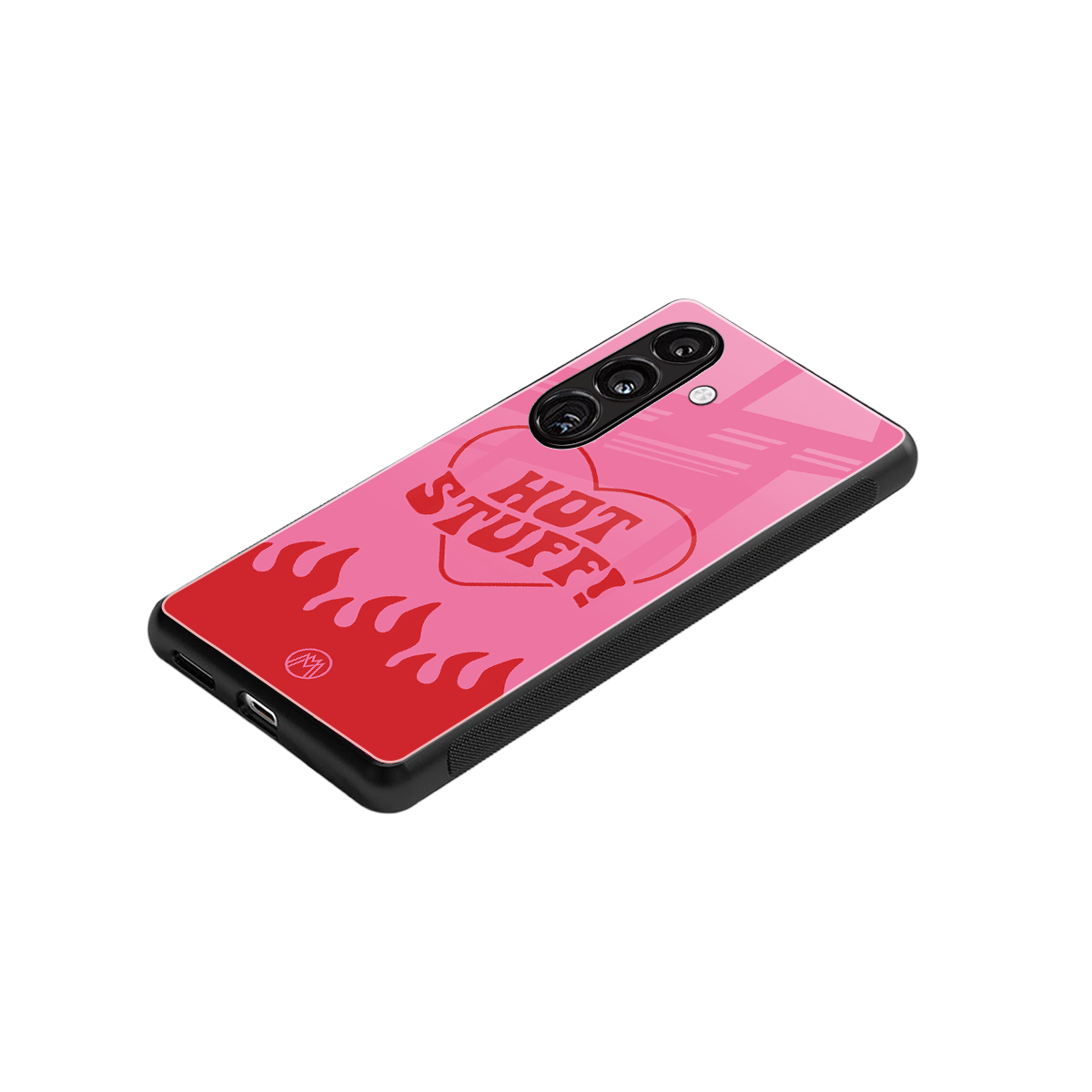 hot stuff back phone cover | glass case for samsung galaxy s25 plus