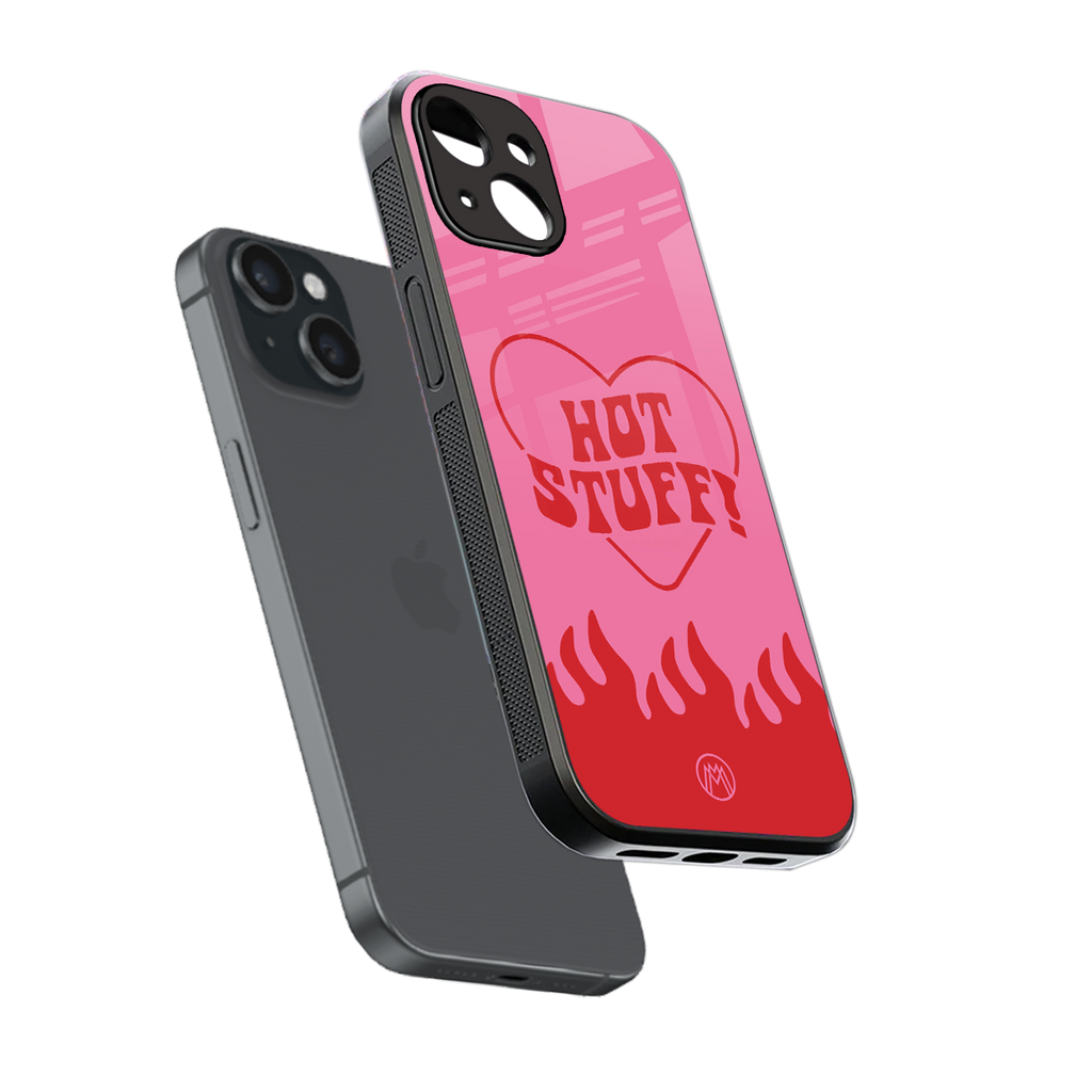 hot stuff back phone cover | glass case for iphone 14