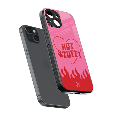 hot stuff back phone cover | glass case for iphone 14