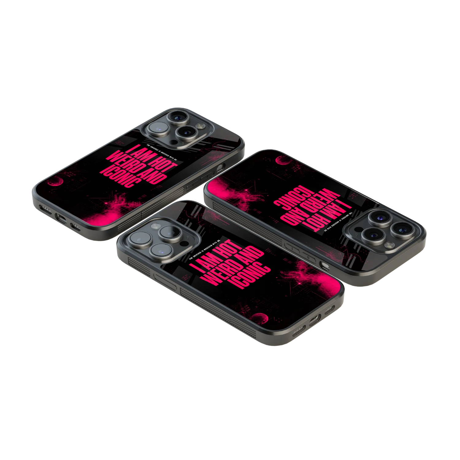 Luxury Glass Back Mobile Cover for iPhone, Samsung Galaxy, OnePlus, Pixel, Redmi & More
