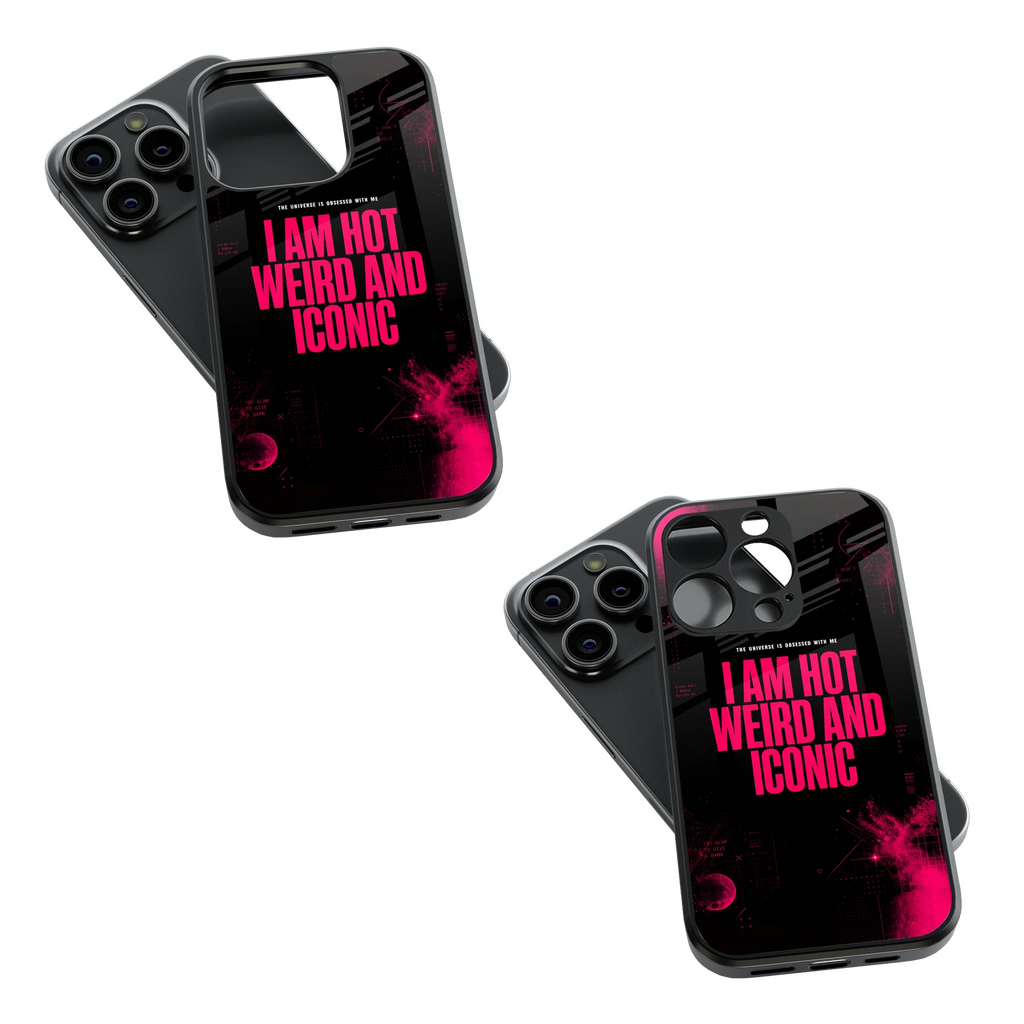 Trendy Glass Back Mobile Case for iPhone, Samsung, Redmi, OnePlus, Google Pixel, Motorola
