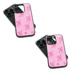 Trendy Glass Back Mobile Case for iPhone, Samsung, Redmi, OnePlus, Google Pixel, Motorola