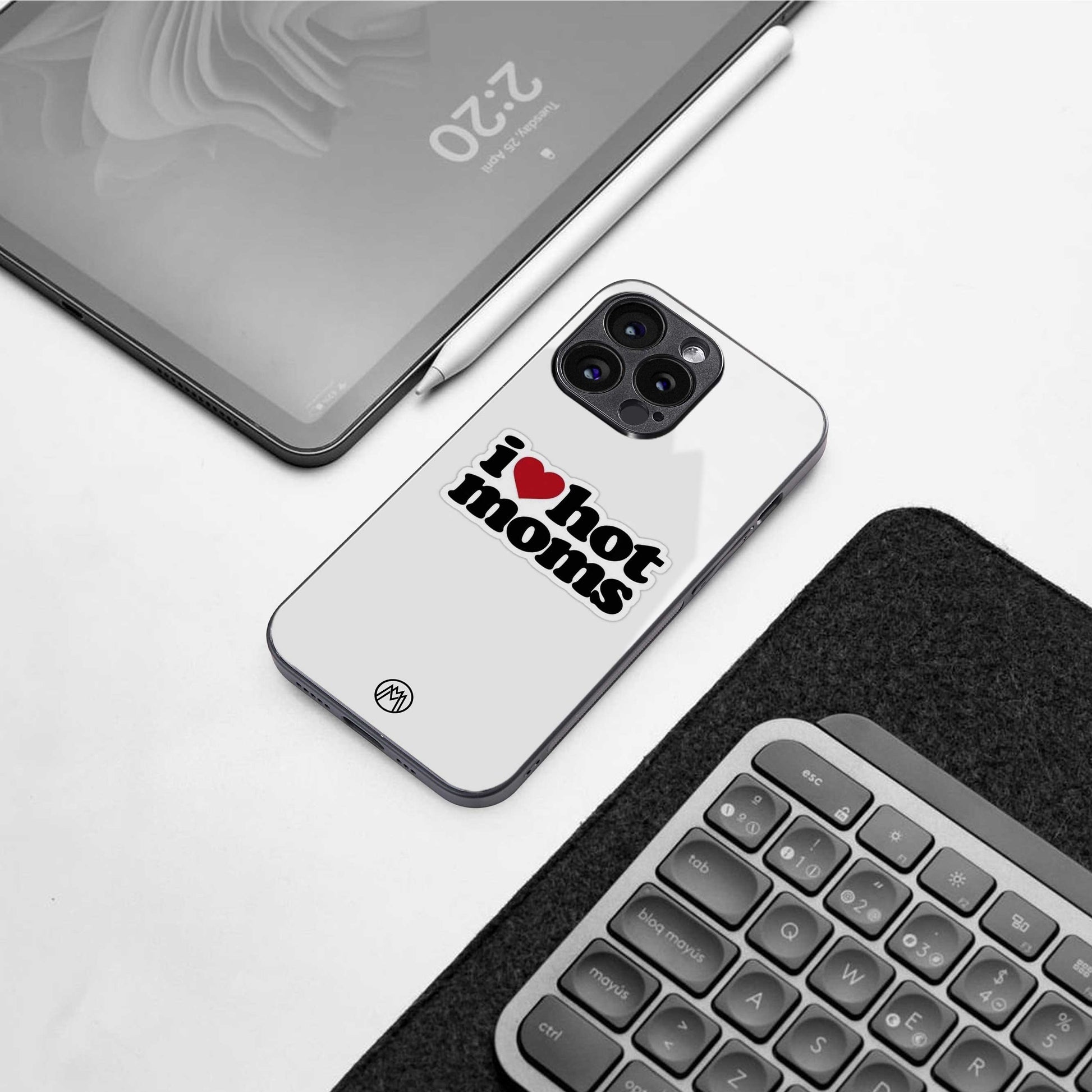hot moms back phone cover | glass case for iphone 13 pro max