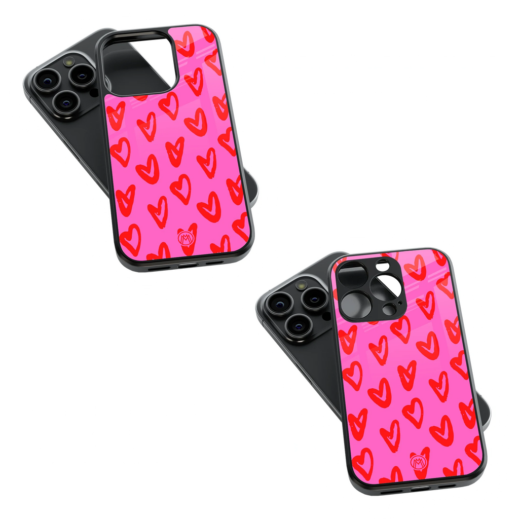 Trendy Glass Back Mobile Case for iPhone, Samsung, Redmi, OnePlus, Google Pixel, Motorola