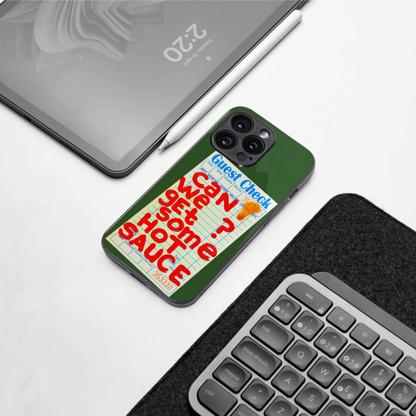 hot sauce back phone cover | glass case for iphone 16e