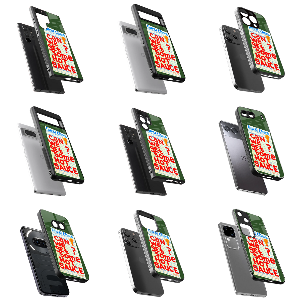Durable Glass Back Mobile Case for iPhone, Samsung, OnePlus, Google Pixel, Redmi, Vivo, Oppo