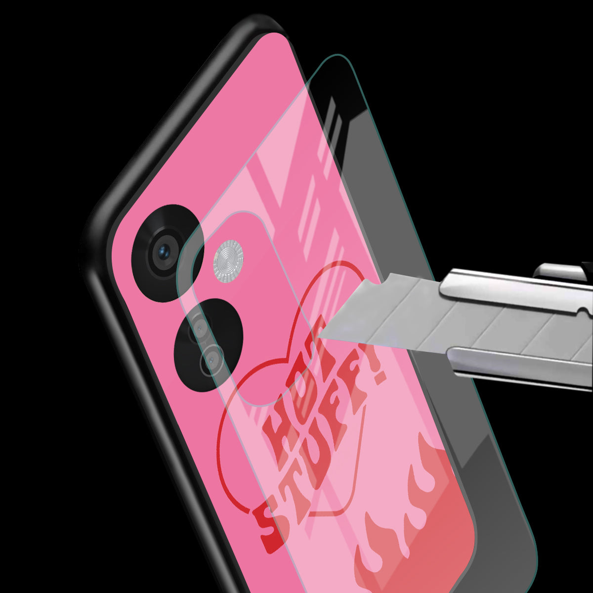 Hot Stuff Phone Cover | Glass Case