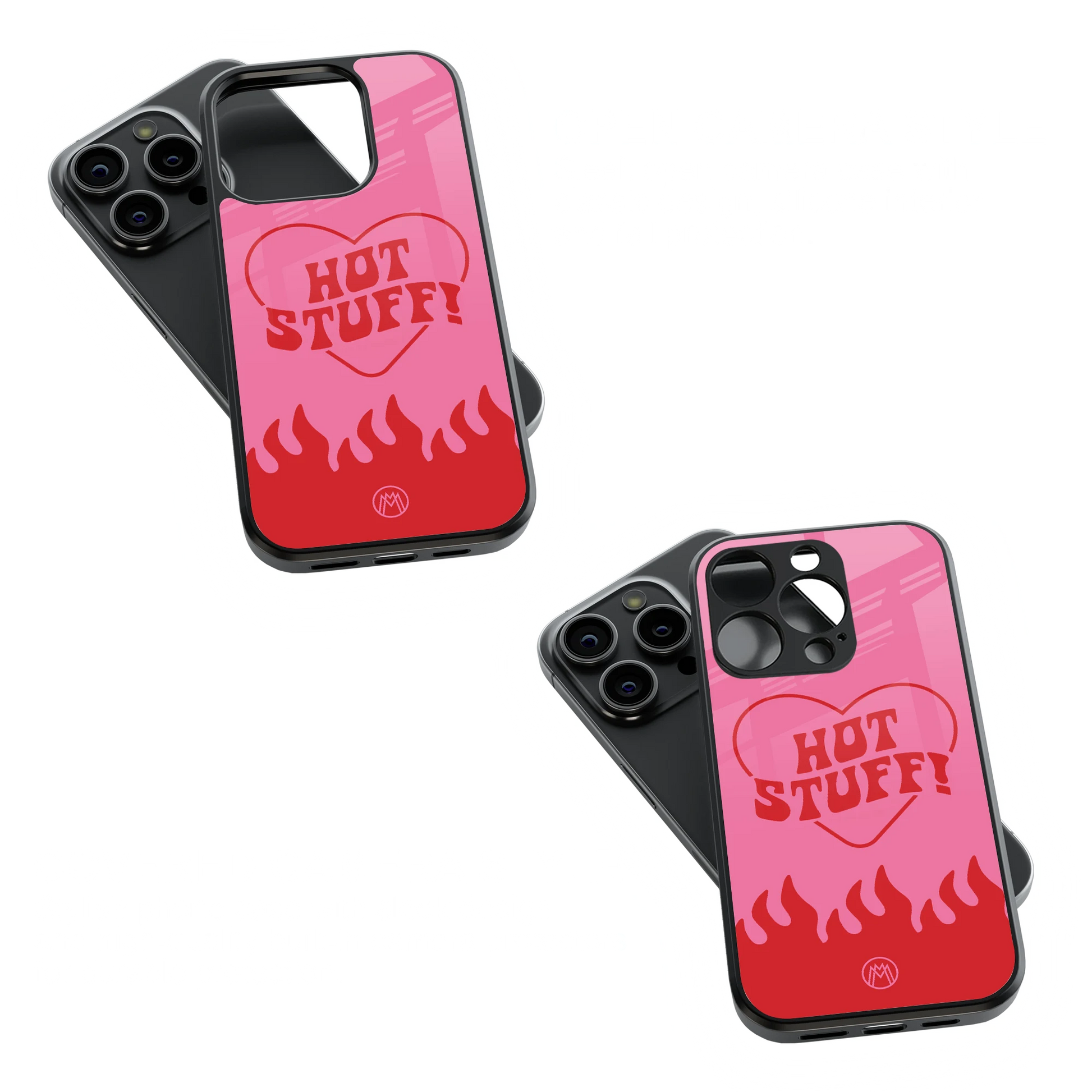 Trendy Glass Back Mobile Case for iPhone, Samsung, Redmi, OnePlus, Google Pixel, Motorola