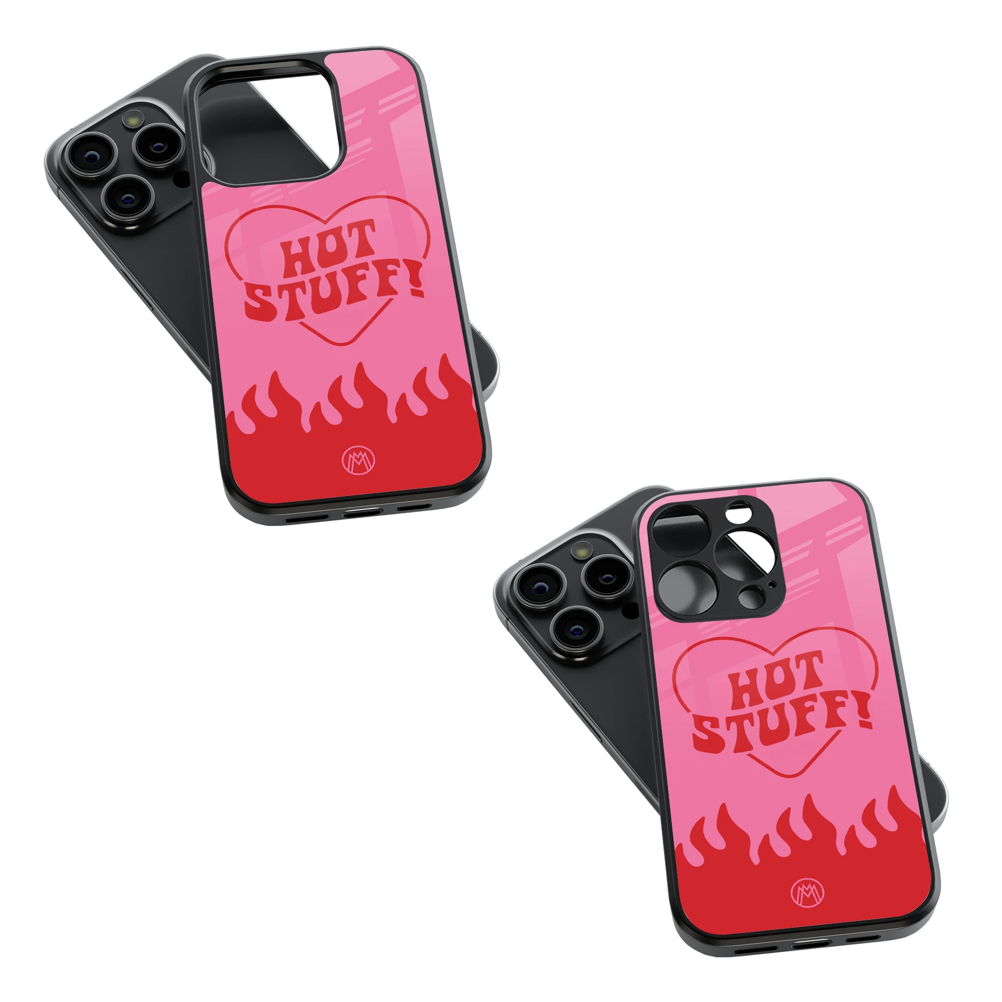 Trendy Glass Back Mobile Case for iPhone, Samsung, Redmi, OnePlus, Google Pixel, Motorola