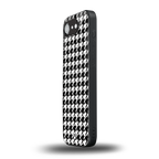 houndstooth classic back phone cover | glass case for iphone 16e