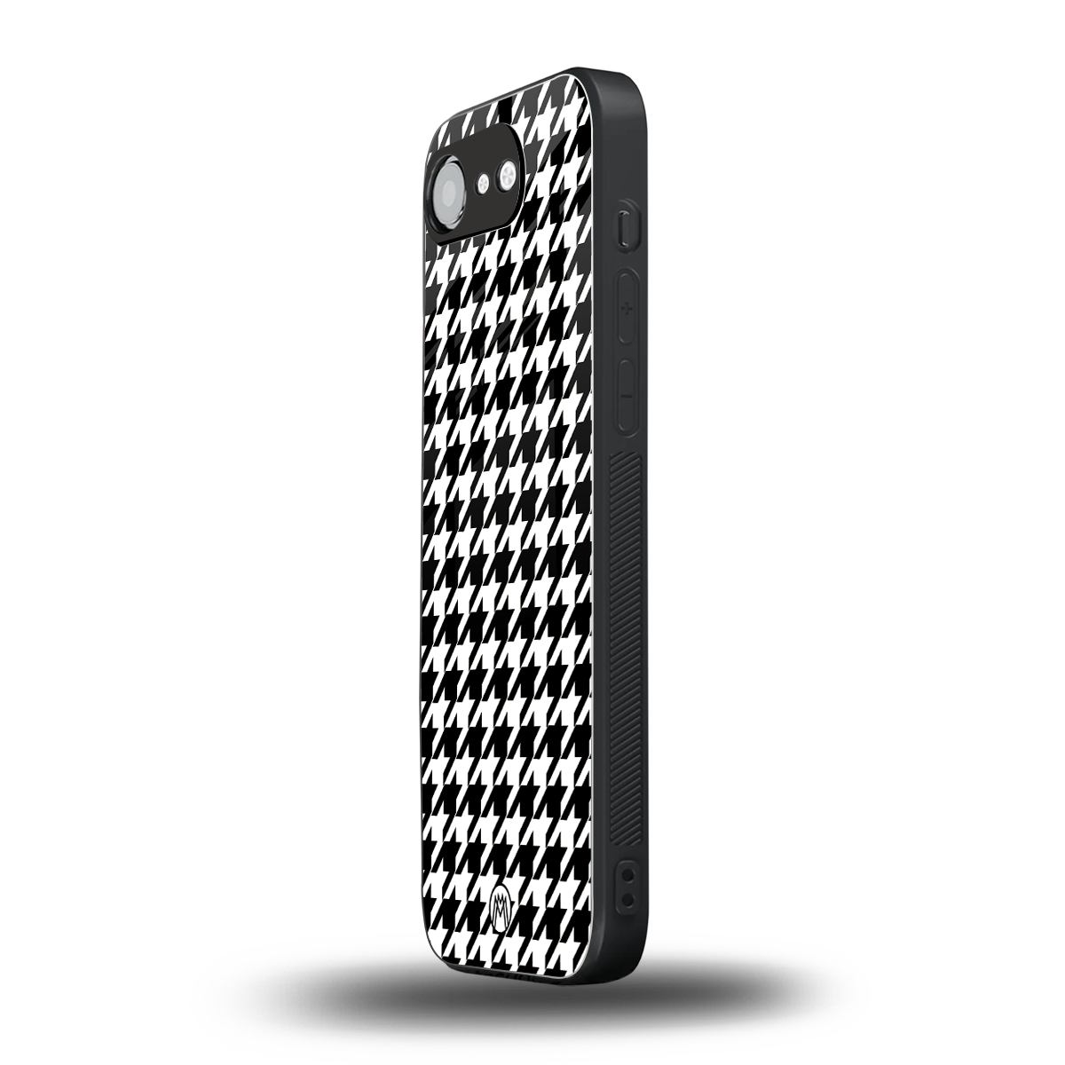 houndstooth classic back phone cover | glass case for iphone 16e