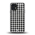houndstooth classic back phone cover | glass case for nothing phone 1