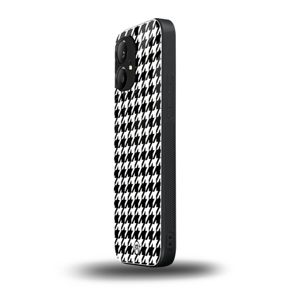 houndstooth classic back phone cover | glass case for nothing phone 1