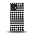 houndstooth classic back phone cover | glass case for nothing phone 2
