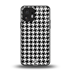 houndstooth classic back phone cover | glass case for nothing phone 2