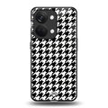 houndstooth classic back phone cover | glass case for oneplus nord 3