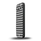 houndstooth classic back phone cover | glass case for oneplus nord 4