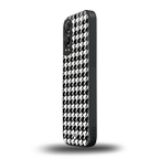 houndstooth classic back phone cover | glass case for oneplus nord ce 4 lite