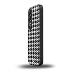 houndstooth classic back phone cover | glass case for oneplus nord ce 4