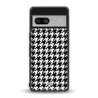 houndstooth classic back phone cover | glass case for Google Pixel 7