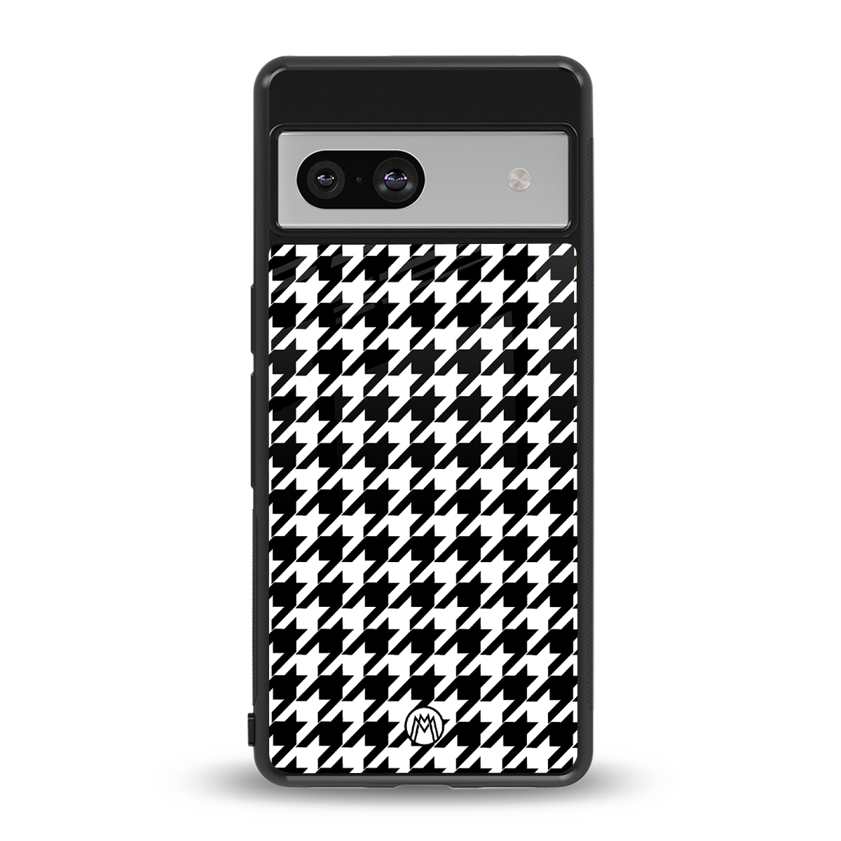 houndstooth classic back phone cover | glass case for Google Pixel 7