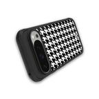 houndstooth classic back phone cover | glass case for google pixel 9 pro xl