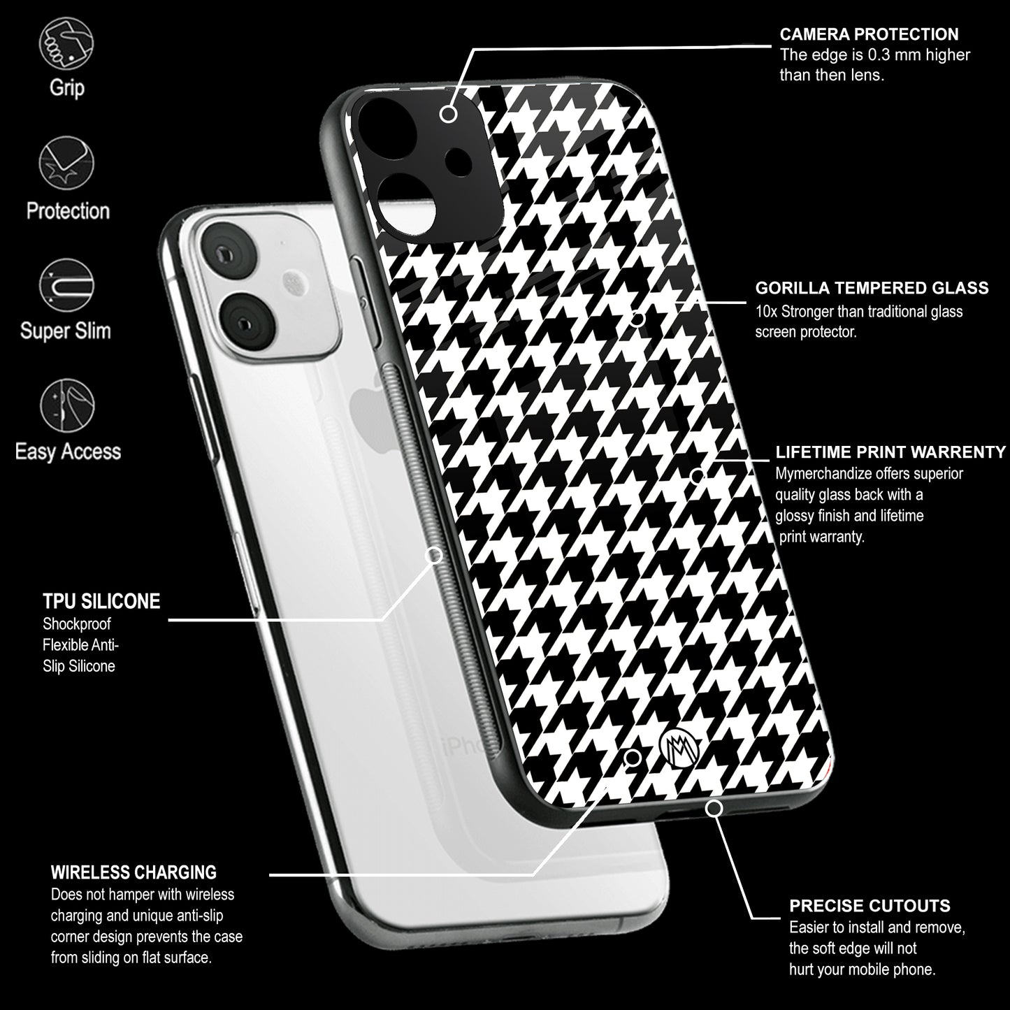 Mobile Phone Cover | Glass Back Case