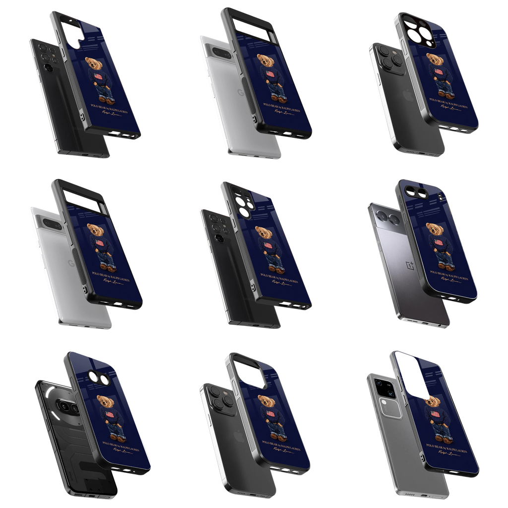 Durable Glass Back Mobile Case for iPhone, Samsung, OnePlus, Google Pixel, Redmi, Vivo, Oppo