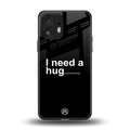 hug me black back phone cover | glass case for nothing phone 2