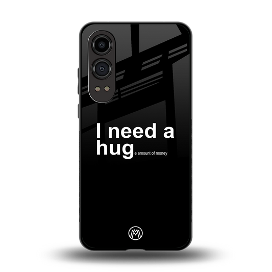 hug me black back phone cover | glass case for oneplus nord ce 4 lite
