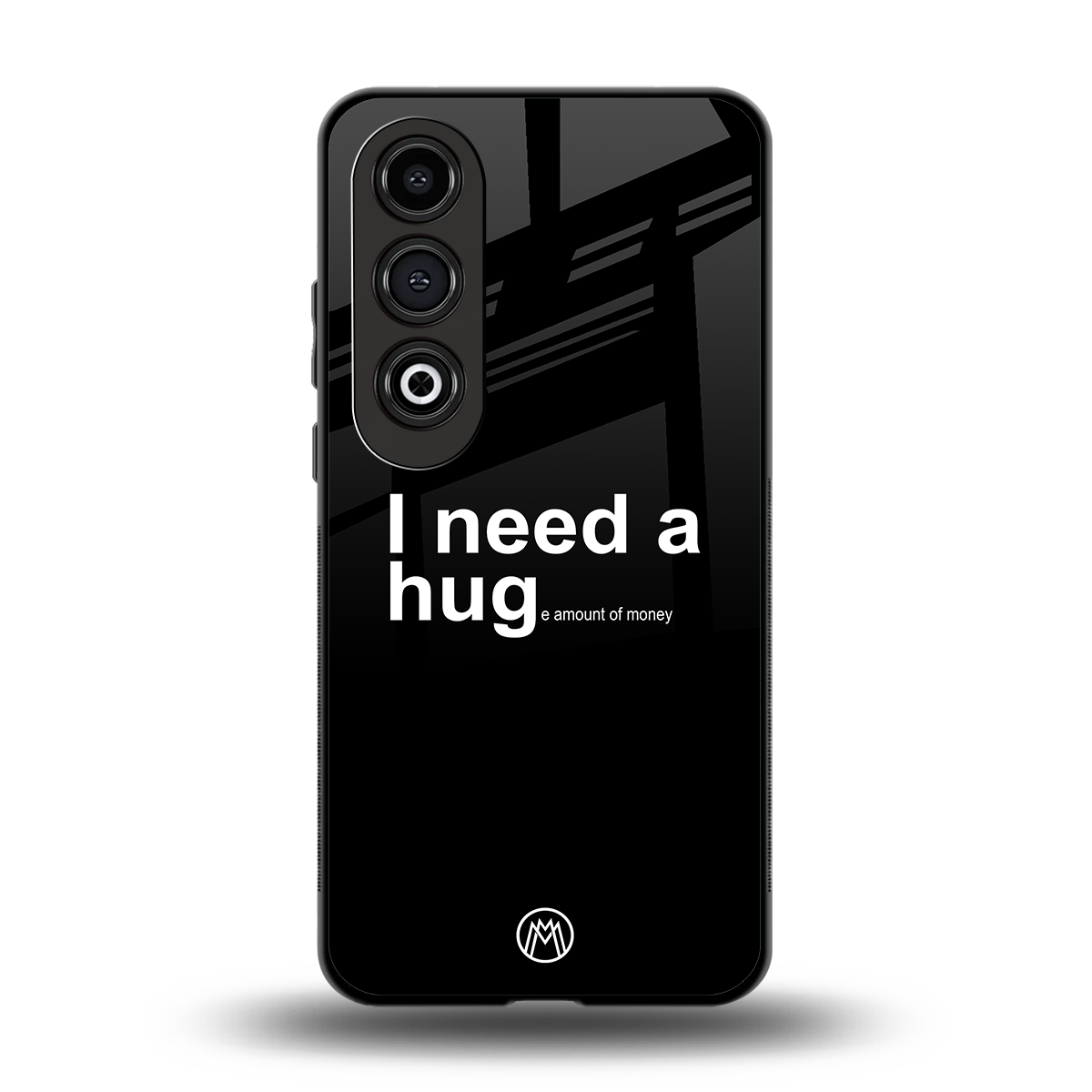 hug me black back phone cover | glass case for oneplus nord ce 4