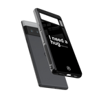 hug me black back phone cover | glass case for google pixel 6 pro