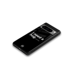 hug me black back phone cover | glass case for google pixel 8 pro