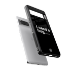 hug me black back phone cover | glass case for Google Pixel 8