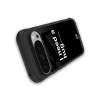 hug me black back phone cover | glass case for google pixel 9 pro