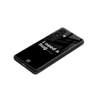 hug me black back phone cover | glass case for samsung galaxy s25 plus