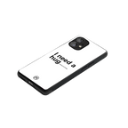 hug me white back phone cover | glass case for nothing phone 1