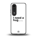 hug me white back phone cover | glass case for oneplus nord ce 4