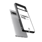 hug me white back phone cover | glass case for google pixel 7 pro