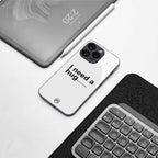 hug me white back phone cover | glass case for samsung galaxy s24 fe