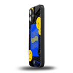 human being back phone cover | glass case for iphone 16 plus
