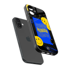 human being back phone cover | glass case for iphone 16