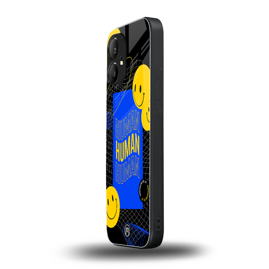 human being back phone cover | glass case for nothing phone 1