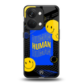 human being back phone cover | glass case for oneplus nord 3