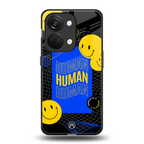 human being back phone cover | glass case for oneplus nord 3