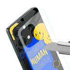 human being back phone cover | glass case for oneplus nord 3