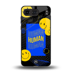 human being back phone cover | glass case for oneplus nord 4